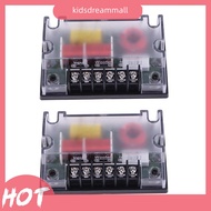 2x Car 2 Way Frequency Divider Audio Speaker Woofer Wave Crossover Filters