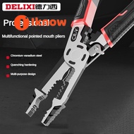 Tôi Biết Kìm điện delixi kìm tuốt dây điện đa chức năng kìm cắt dây cáp kìm vẽ dây điện phổ thông nh