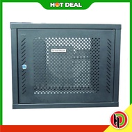 GrowV 9U 467x600x500mm Perforated Heavy Duty 9U Wall Mount Server Rack Desktop Accessories 9U Server