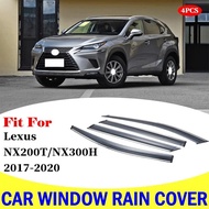 FOR Lexus NX200T NX300H window visor car rain shield deflectors awning trim cover exterior rain cove