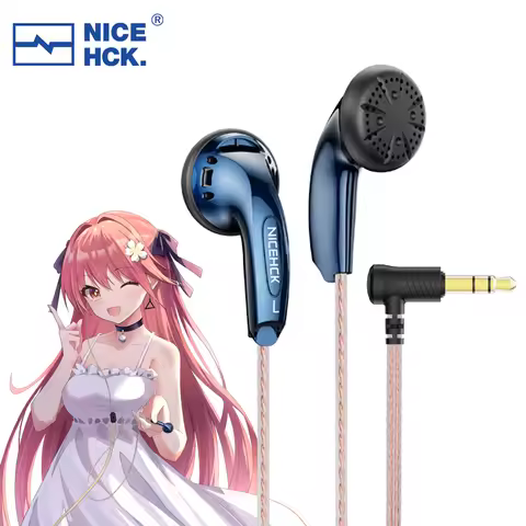 NICEHCK YD30 ABS Shell 3.5mm Microphone Headset 15.4mm Composite Dynamic Earbud Bass Music Sport HIF