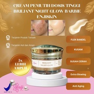 Night Cream Briliant Night Glow Barbie Forte enjiskincare Whitening Flek Glowing Wajib konsultasi da