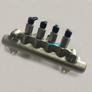 Excavator Parts 4HK1 Engine Fuel Common Rail Injector ISUZU Nozzle Injector Common Rail Assembly 897
