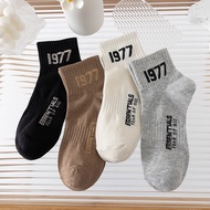 STDU (Low Toshi) Men's Short Socks Motif 1977 Essenti4ls Hypebeast Socks Daily Quality