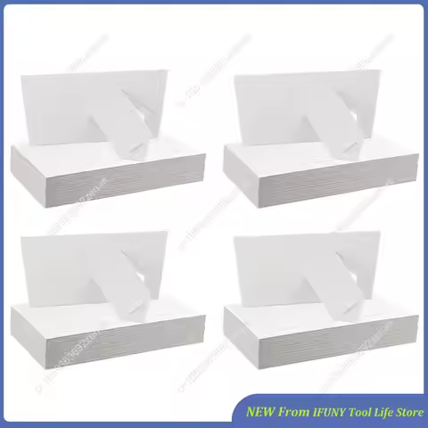 120 Pack Paper Picture Frames For 4 X 6Inch Photos, Standing White Cardboard Photo Frames With Easel