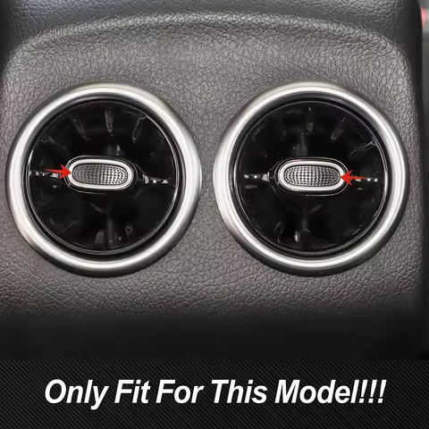 7Pcs Aluminum Air Conditioner Vent Knob Decoration Cover Trim For Mercedes Benz W177 W247 C118 X247 