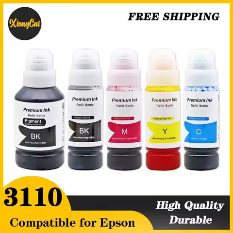 Refill Dye Ink For Epson EcoTank L6170 L6160 L6190 L4150 L4160 L3150 L3110 Printer Ink Series EcoTan
