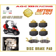 ADIVA DISC BRAKE PADS AD3 400 3 WHEELER GOLD QUALITY
