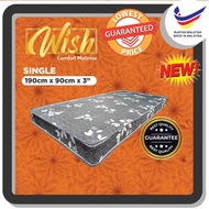 Tilam Bujang Ready Stock Sales Offer Wish 3'' 4'' 5'' 7'' Inch Single Bed Size Premium Synthethic La