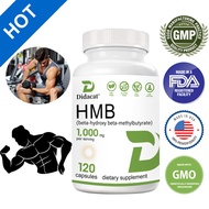 HMB Supplement, 1000 mg Per Serving, 120 Capsules | Supports Muscle Growth, Maintenance and Lean Mus