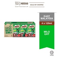 [East Malaysia] NESTLE MILO Activ-Go UHT 125ml x 4pcs (Halal)