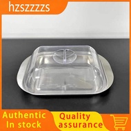 【hzszzzzs】Butter Container - White Butter Fridge Storage Container Butter Storage Box,Metal Butter B