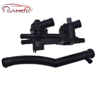Thermostat flange with temperarura bulb and water tube 03C121065B,03C121111AE For Vw Vento 14-18 1.6