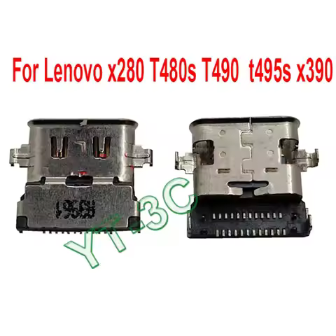 1-50pcs For Lenovo ThinkPad X280 T480S X1 x280 T490 t495s x390 Carbon DC Jack USB Type C Charging Po