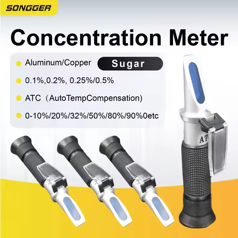 Digital Handheld Sugar Concentration Meter Brix Refractometer ATC High Precision for Fruit Juice Win