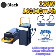 【SG Stock】120W PowerBank 160000mAh Full Capacity Super Fast Charge Powerbank USB Type C PD Quick Cha