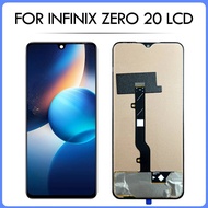 XD 6.7 "LCD TFT สำหรับ Infinix Zero 20อะไหล่ X6821 LCD แผงหน้าจอสัมผัสเซ็นเซอร์อ่านพิกัดเซ็นเซอร์อะไ