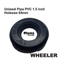 Unisil Rubber PVC Pipe 1.5 - 2.5 Inch Seal Anti-Leak Hydroponic Aquaponic Irrigation Water Filter WH