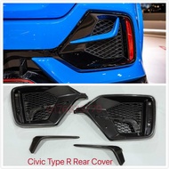 Honda Civic FC Type R 2020 bumper garnish/ Fog lamp cover/ Rear bumper cover