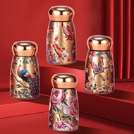 Ceramic Peony Ceramic Liner Thermos Cup Small Portable Cup Cup Display New High-value Pocket S6e9