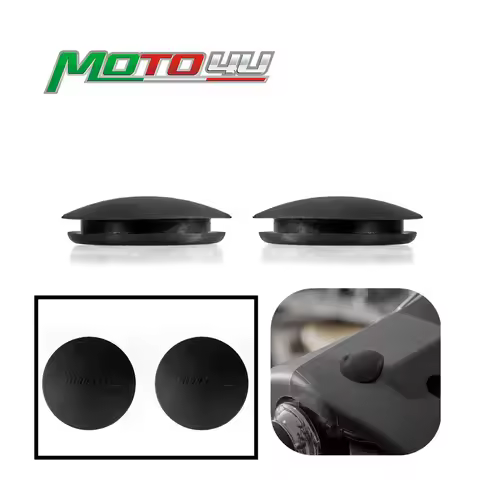 2PCS Scooter Rubber Mirror Hole Plug motorbike Rearview Mirror Cap For GTS300 GTS 300 GTV300
