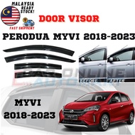 FOR - PERODUA MYVI 2018-2023 DOOR VISOR VISOR PINTU SMALL / MUGEN (4PCS)