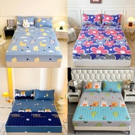 Soft Fiber Bed Sheet Dust-Free 3-Layer Fabric 360-Degree Corner Wrap Can Be Used With 2-12 Inch Matt