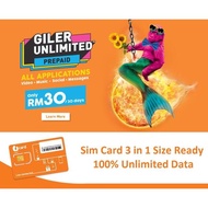 U MOBILE PREPAID GX30 DATA UNLIMITED FOR 30 DAY