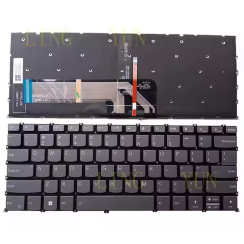 Z For Lenovo Yoga Slim 7 Pro-14ITL5 14ACH5 AIR14 2020 Laptop Backlit Keyboard Grey