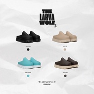 THEWOLF ESSENTIAL LARVA SLIDE SANDAL V2 Height Increasing Sandals for Men and Women - Black Blue Bro