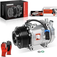 A-Premium Air Conditioner AC Compressor with Clutch Compatible with International Harvester 4400 200