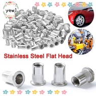 CEDAR 10pcs Stainless Steel Rivnut  Rivet Nut Tool Set Threaded Rivet