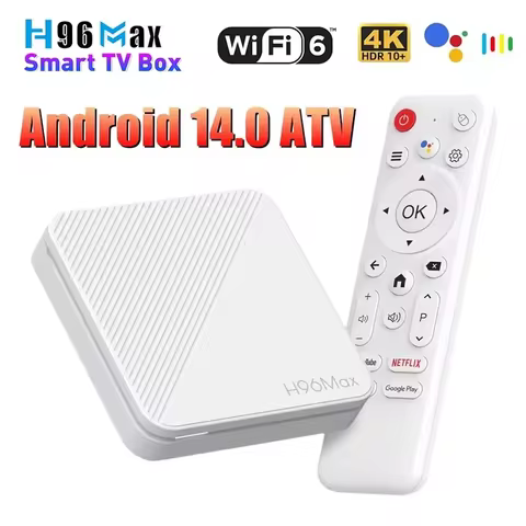 H96 Max H313 Smart TV Box Support WIFI6 4K HDR 3D 8GB 16GB Allwinner H313 Quad Core Global Media Pla