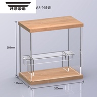Tuos DNO Acrylic Transparent Dustproof Box Pop Mart Display Box Model Display Cabinet Blind Box Display Stand Hand Offic