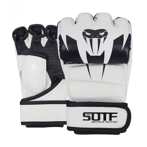 SOTF white MMA Venomous snake Multicolor Boxing gloves MMA gloves Tiger Muay Thai muay thai boxing f
