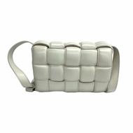 BOTTEGA VENETA bv 米白色 cassette 十五格 枕頭 肩背包