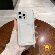 Card Holder Casing For Vivo iQOO Z10 Z9 Turbo Z10X Z9X Z8 Z8X Z7 Z7X Z6 Z6X Z5 Z5X Z3 Z1 Neo 10 9 8 