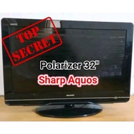 Polaris Sharp Aquos 32 inch Polarizer TV Sharp Polaroid LCD Bagus