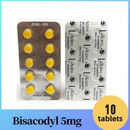 Sunward Bisacodyl 5mg 10 Tablets