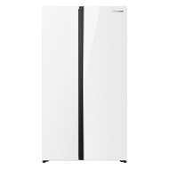HISENSE ตู้เย็น SIDE-BY-SIDE 19.8 คิว รุ่น RS708N4TWU สีขาว