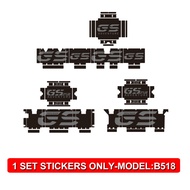 กล่องอลูมิเนียมรถจักรยานยนต์เคสสติกเกอร์สำหรับ BMW R1250GS ผจญภัยสาม2019สีดำ2020 2021 2022 2023 R 12