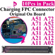 10cs USB Charging FPC Connector For Samsung A51 31 A71 A41 A21 A52 A32 A22 A12 A72 A02 Charger Plug 