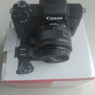 kamera mirrorless Canon m50 second like new/ kamera m50 bekas mulus