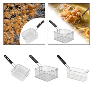 [Zxpjkyu] SiaBiced Deep Fry Basket French Fries Basket Portable French Fries Holder with Handle for