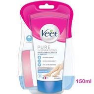 Veet - 沐浴用天然脫毛膏/脫毛乳霜 ,敏感肌膚配方 150ml - 平行進口 到期日 11/26