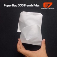 Sos French Fries Paper Bag - French Fries Container