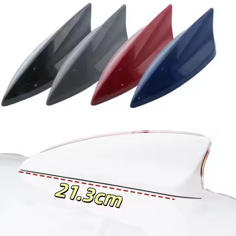 1 Set Car Radio Aerials Signal Receiver Car Styling Universal 5D Shark Fin Antenna Suitable For Qash