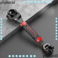 YNATURAL Multipurpose|Wrench, 8-21mm 8/52 in 1 Socket Wrench, Portable 360° Rotating 8-19mm Non-Slip