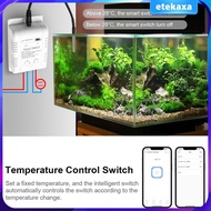[Etekaxa] Temperature Switch, Thermostat Socket, Smart Heating And Cooling Socket, Thermostat with Timer Switch,