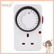 24-Hour Segmented Timer Switch--Saving Plug Timer Socket Kit-with Programmable Time Controller 3-Pin